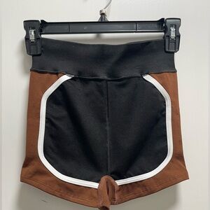 NWT Free People FP Movement Women's There You Go Run Shorts Black Argan Oil XS/S